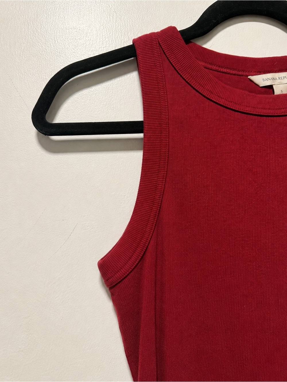 Banana Republic Ribbed Racer Tank Top - Picture 4 of 6